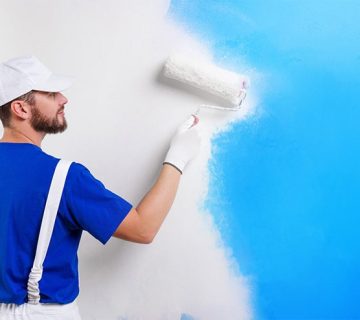 نقاشی ساختمان رنگ پلاستیک